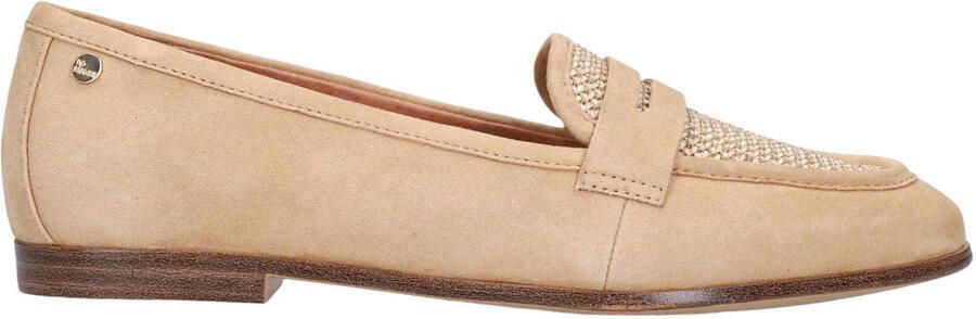 No Stress Dames Beige suède loafers