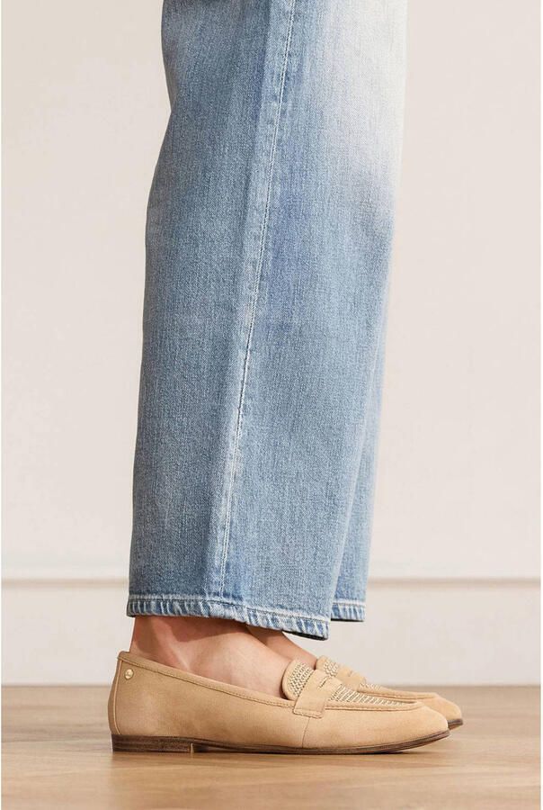 No Stress Dames Beige suède loafers - Foto 3