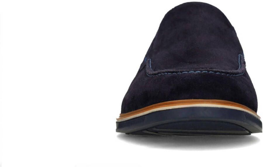No Stress Heren Donkerblauwe suède loafers - Foto 2
