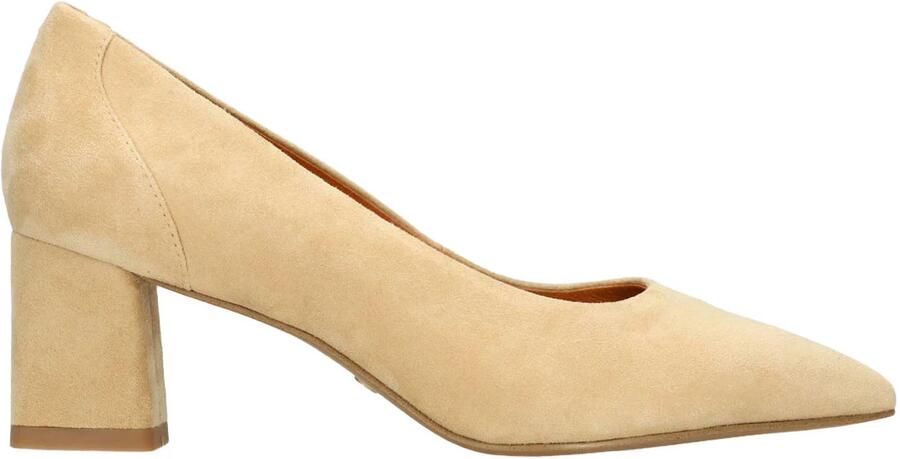 No Stress Dames Beige suède pumps