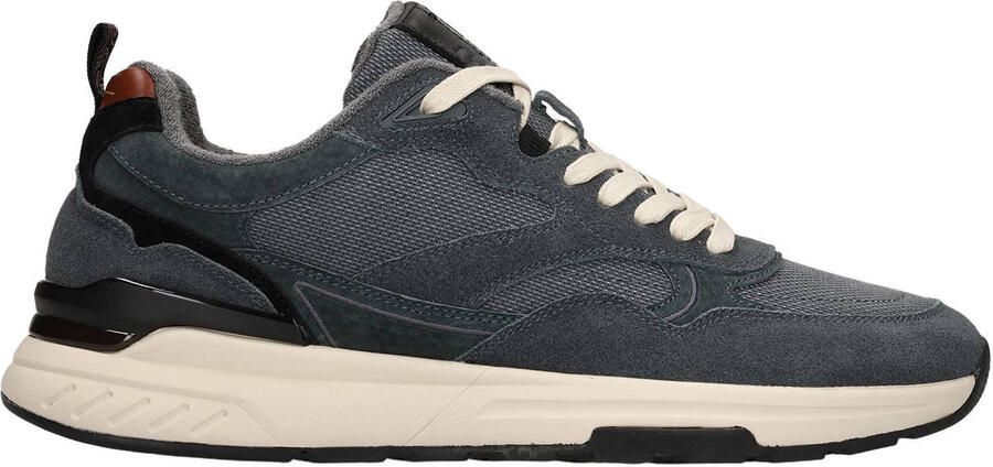 No Stress Heren Blauwe suède sneakers