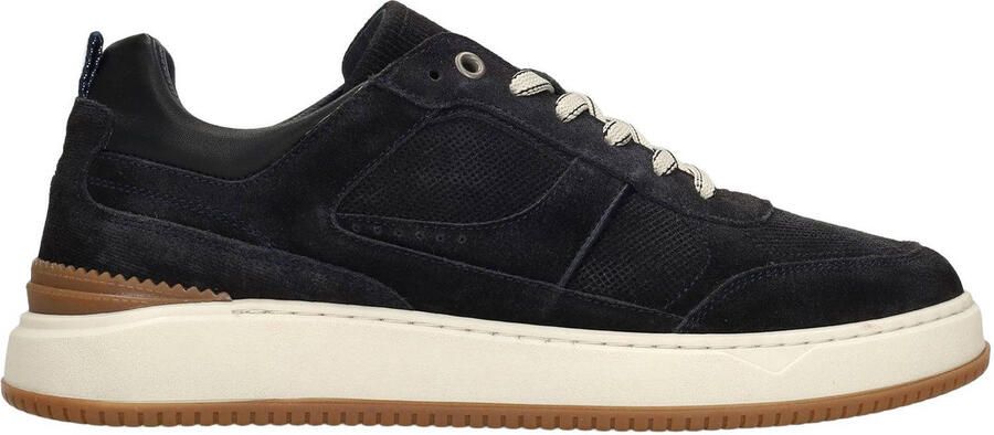 No Stress Heren Donkerblauwe suède sneakers