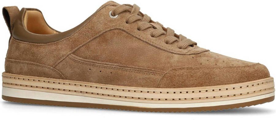 No Stress Heren Taupe suède sneakers - Foto 3
