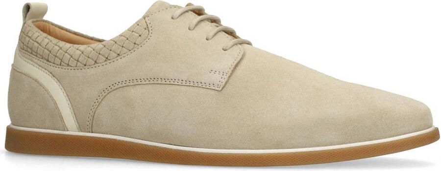 No Stress Heren Beige suède veterschoenen - Foto 3