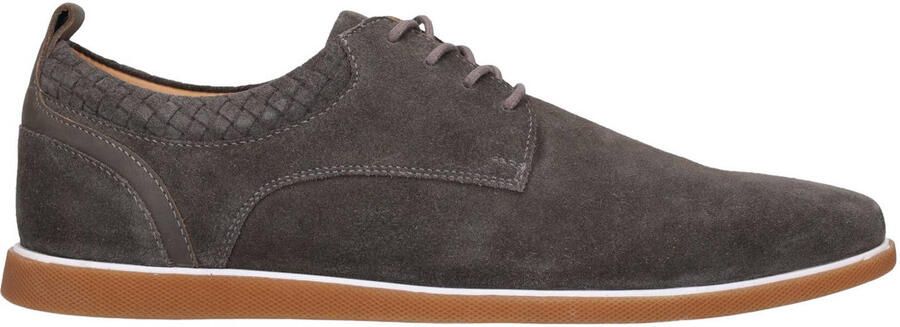 No Stress Heren Groene suède veterschoenen