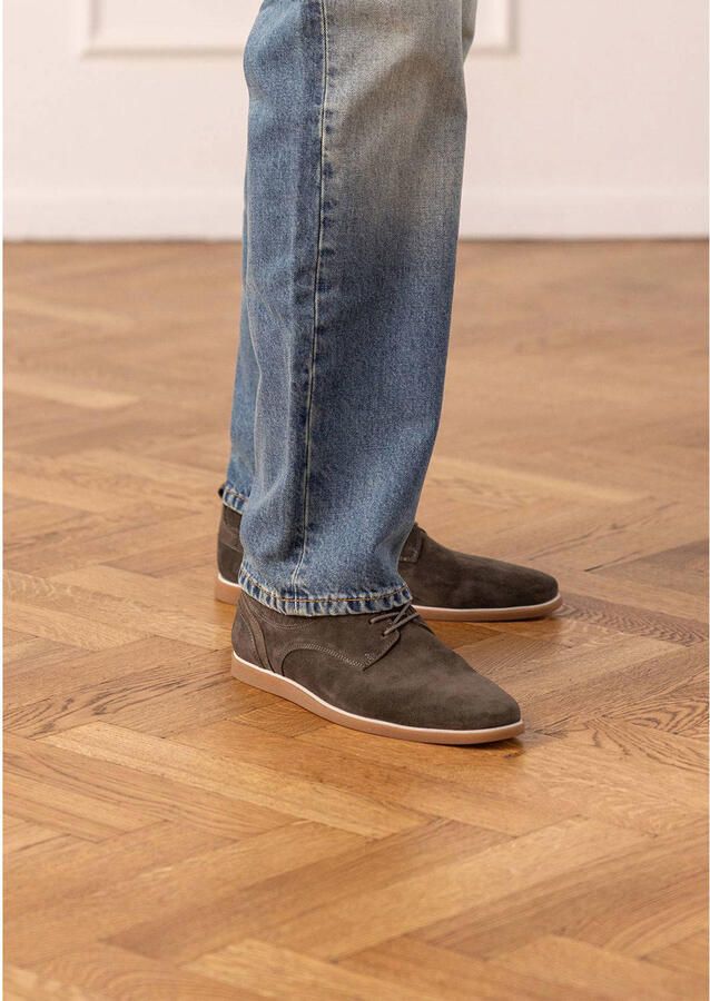 No Stress Heren Groene suède veterschoenen - Foto 3