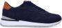 No Stress nubuck sneakers donkerblauw - Thumbnail 1