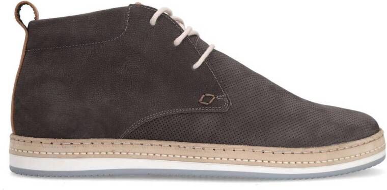 No Stress Heren Taupe nubuck veterboots