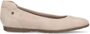 No Stress Dames Beige suède loafers