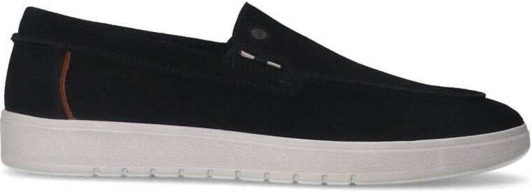 No Stress Heren Zwarte suède loafers