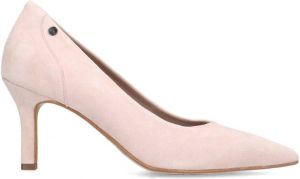 No Stress Dames Lichtroze suède pumps