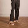 No Stress Dames Beige suède sandalen - Thumbnail 1