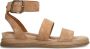 No Stress Dames Beige suède sandalen - Thumbnail 1