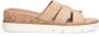 No Stress Dames Beige suède sandalen - Thumbnail 1
