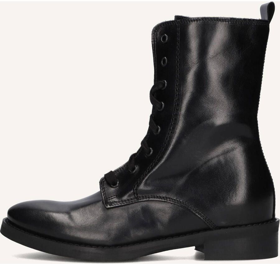 Notre-V 4001 Veterboots Laarzen Met Veters Dames Zwart
