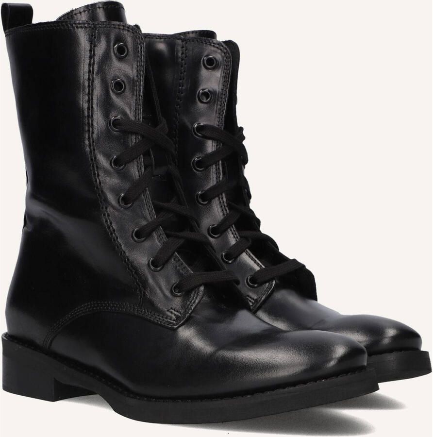 Notre-V 4001 Veterboots Laarzen Met Veters Dames Zwart - Foto 2