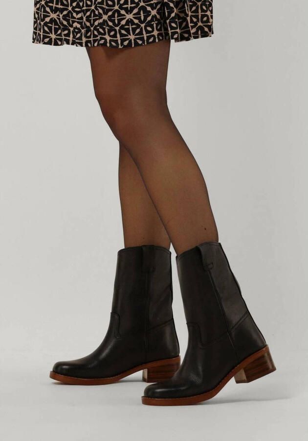 Notre-V A01005 Enkelboots Enkellaarsjes Dames Zwart - Foto 2