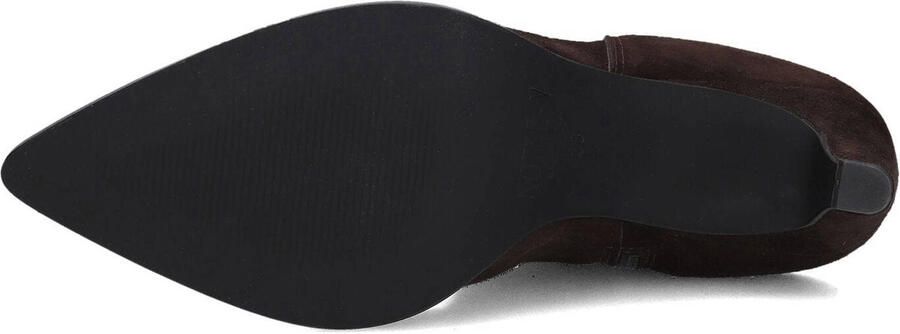 Notre-V 15225 Enkellaarsjes Enkelboots met rits Dames Bruin - Foto 4
