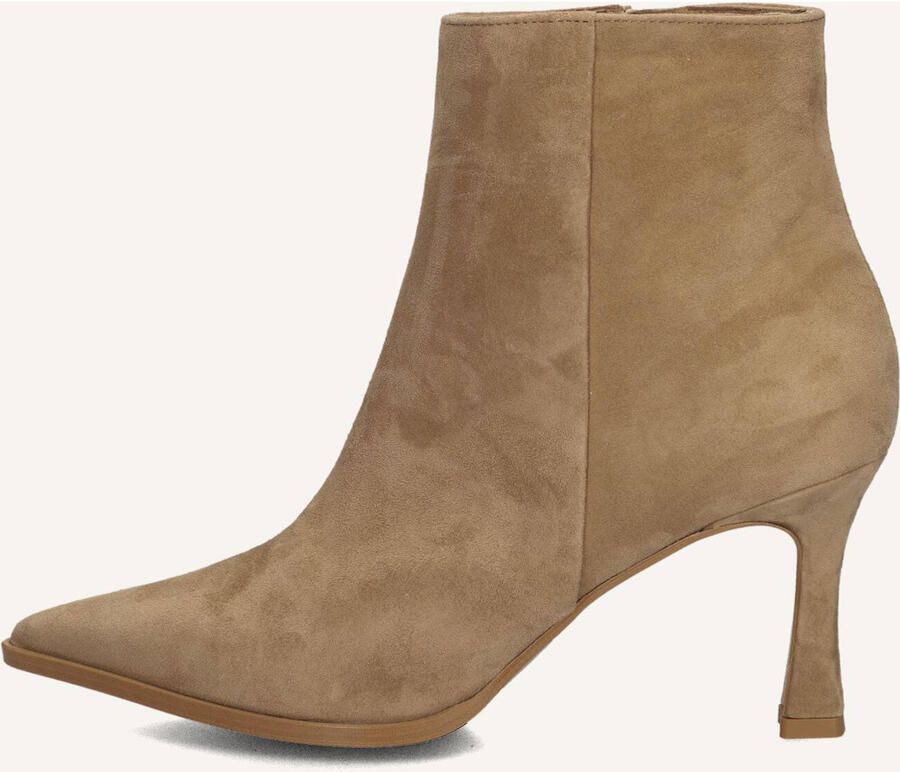 Notre-V 19536 Enkellaarsjes Enkelboots met rits Dames Camel - Foto 6
