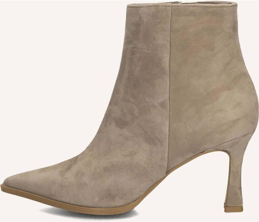 Notre-V 19536 Enkellaarsjes Enkelboots met rits Dames Taupe - Foto 6