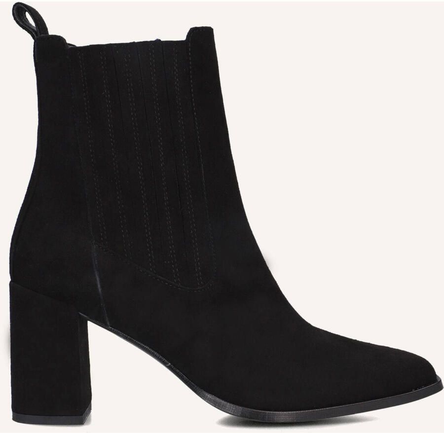 Notre-V 33028 Enkellaarsjes Enkelboots met rits Dames Zwart - Foto 2