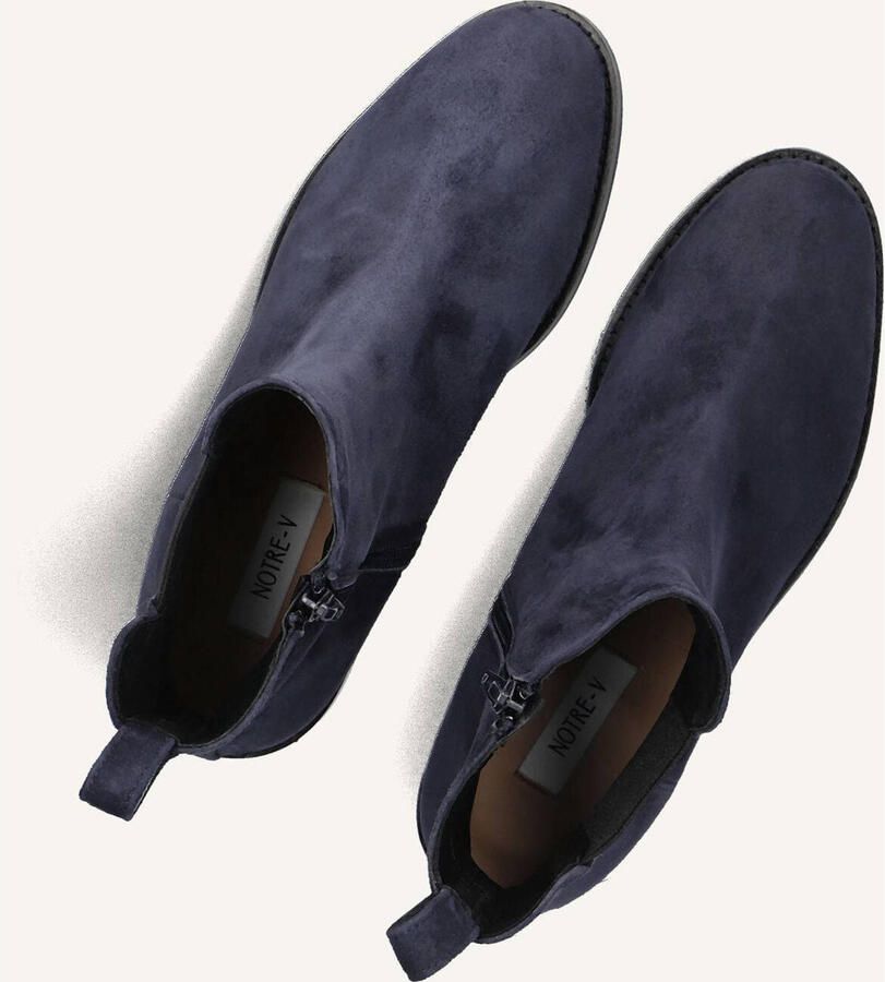 Notre-V 3422 Enkellaarsjes Enkelboots met rits Dames Blauw - Foto 3