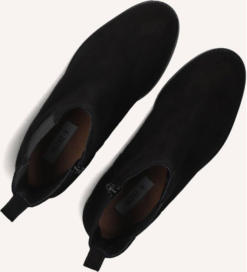 Notre-V 3422 Enkellaarsjes Enkelboots met rits Dames Zwart - Foto 3