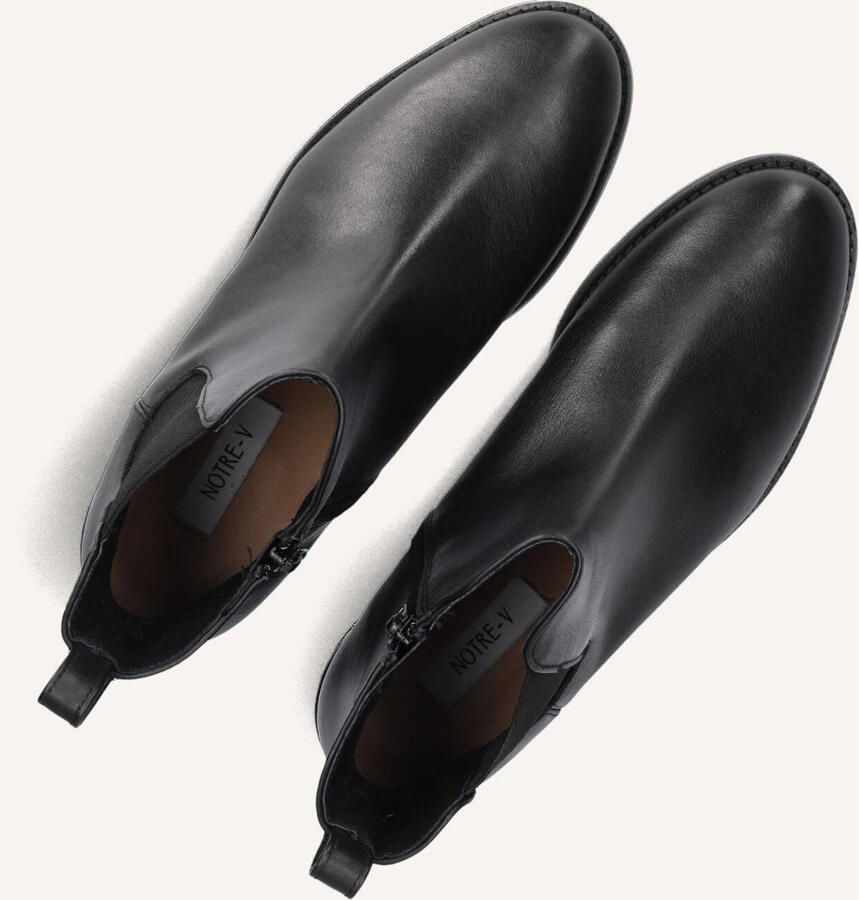 Notre-V 3422 Enkellaarsjes Enkelboots met rits Dames Zwart - Foto 3