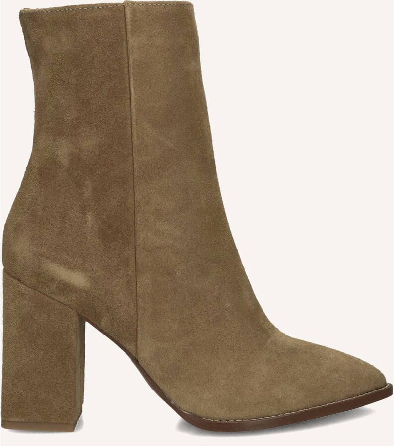 Notre-V 46936 Enkellaarsjes Enkelboots met rits Dames Beige - Foto 3