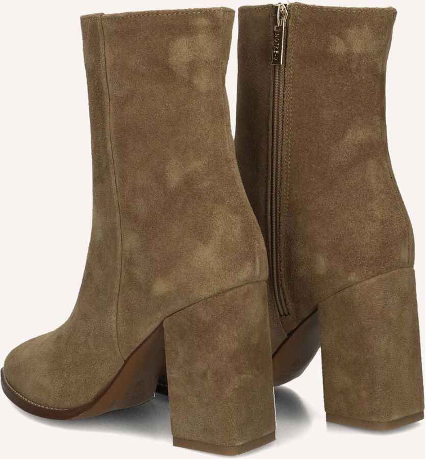 Notre-V 46936 Enkellaarsjes Enkelboots met rits Dames Beige - Foto 4