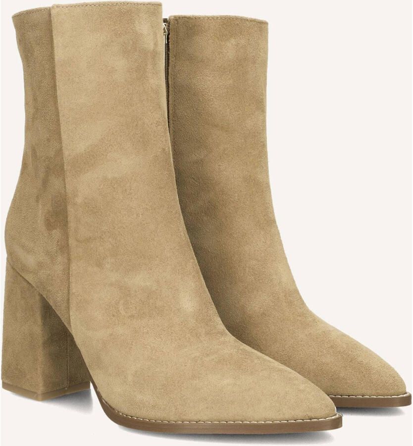 Notre-V 46936 Enkellaarsjes Enkelboots met rits Dames Beige - Foto 6