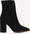 Notre-V 46936 Enkellaarsjes Enkelboots met rits Dames Zwart - Zwart