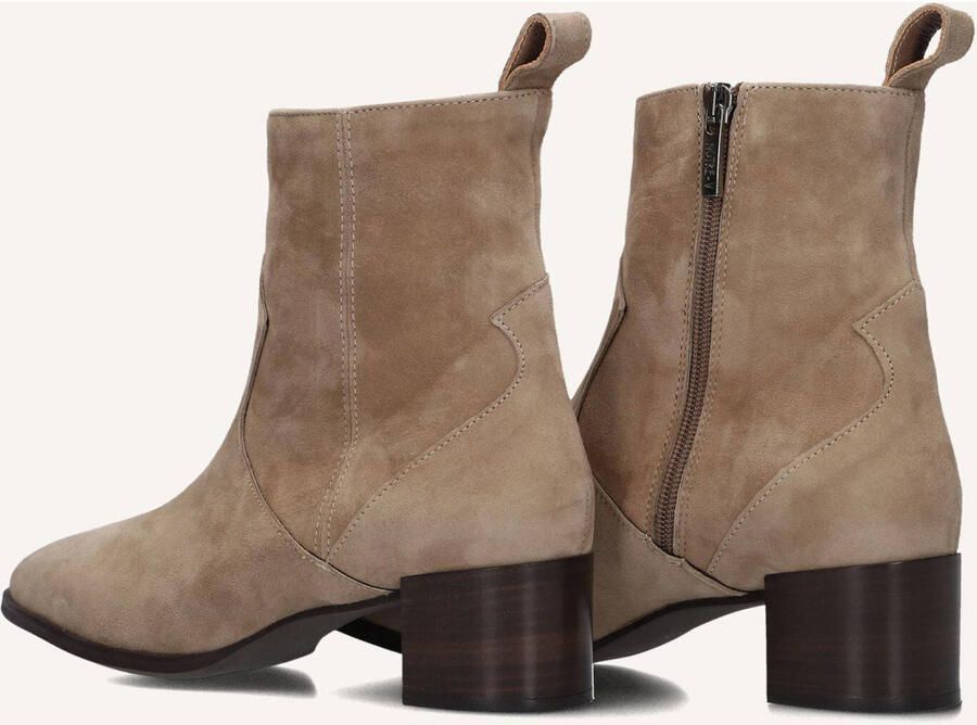 Notre-V 63231 Enkellaarsjes Enkelboots met rits Dames Beige - Foto 3