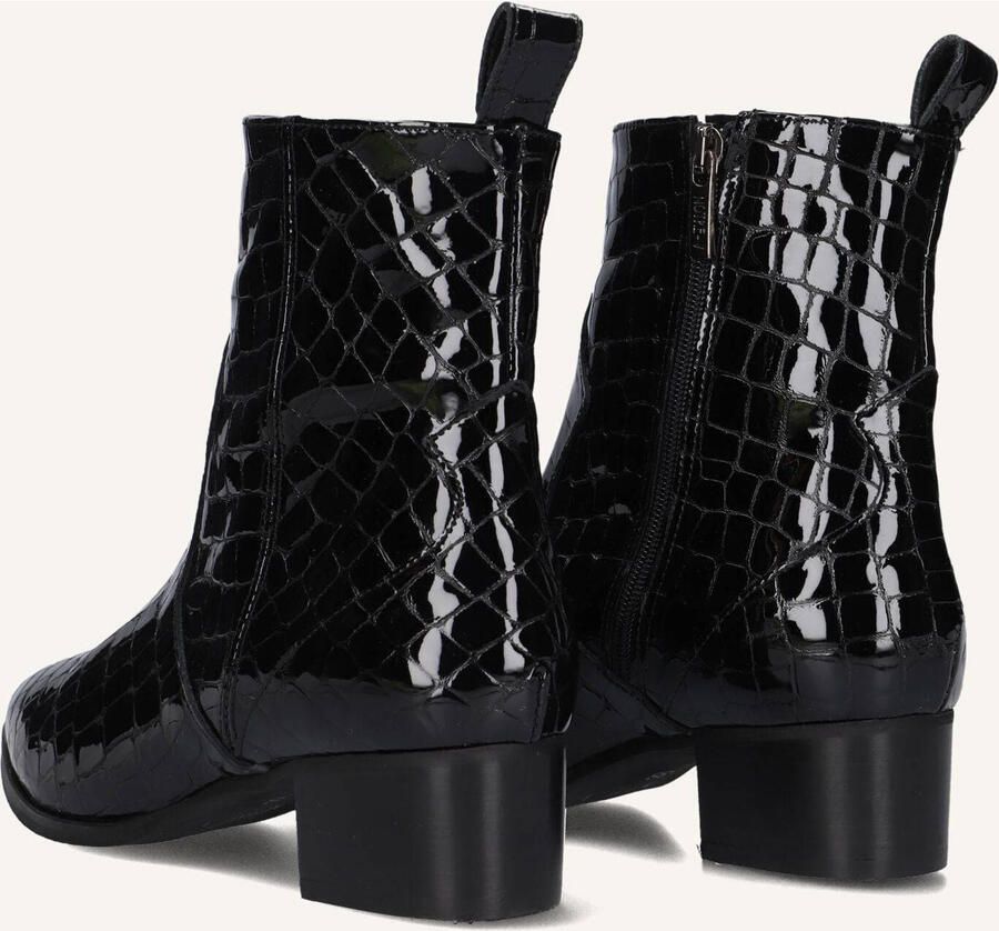 Notre-V 63231 Enkellaarsjes Enkelboots met rits Dames Zwart - Foto 3