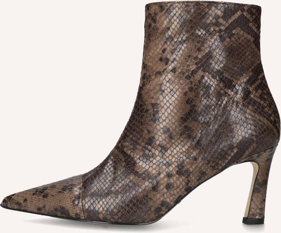 Notre-V 77235 Enkellaarsjes Enkelboots met rits Dames Bruin - Foto 5
