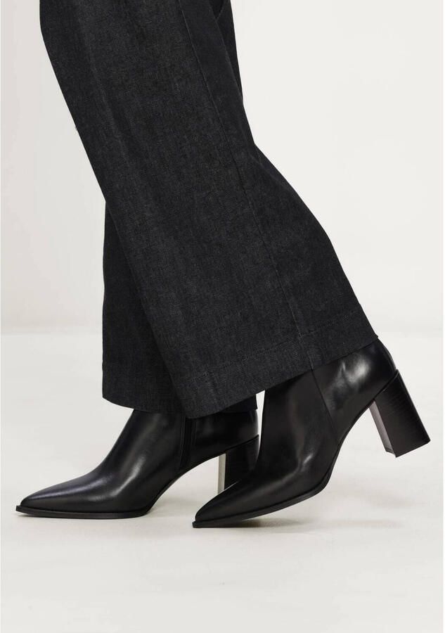 Notre-V 84836 Enkellaarsjes Enkelboots met rits Dames Zwart - Foto 6