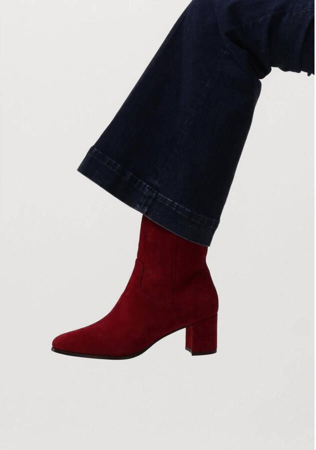 Notre-V 8543 Enkellaarsjes Enkelboots met rits Dames Rood - Foto 2