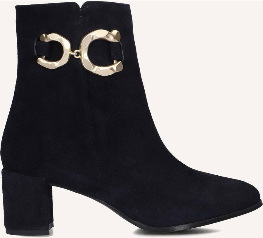 Notre-V 8558 Enkellaarsjes Enkelboots met rits Dames Blauw - Foto 2