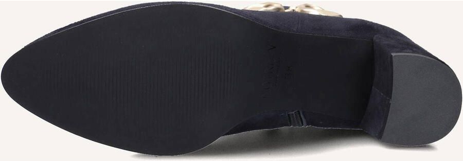 Notre-V 8558 Enkellaarsjes Enkelboots met rits Dames Blauw - Foto 4