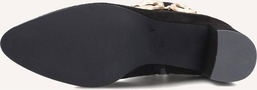 Notre-V 8558 Enkellaarsjes Enkelboots met rits Dames Zwart - Foto 3