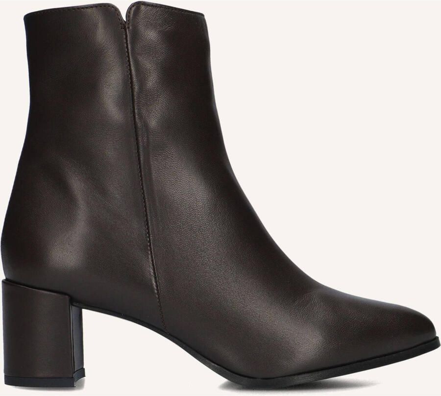Notre-V 8560 Enkellaarsjes Enkelboots met rits Dames Bruin - Foto 2