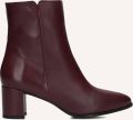 Notre-V 8560 Enkellaarsjes Enkelboots met rits Dames Rood - Rood
