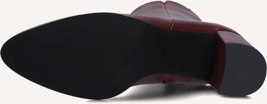 Notre-V 8560 Enkellaarsjes Enkelboots met rits Dames Rood - Foto 4