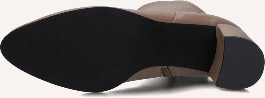 Notre-V 8560 Enkellaarsjes Enkelboots met rits Dames Taupe - Foto 4