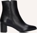 Notre-V 8560 Enkellaarsjes Enkelboots met rits Dames Zwart - Zwart