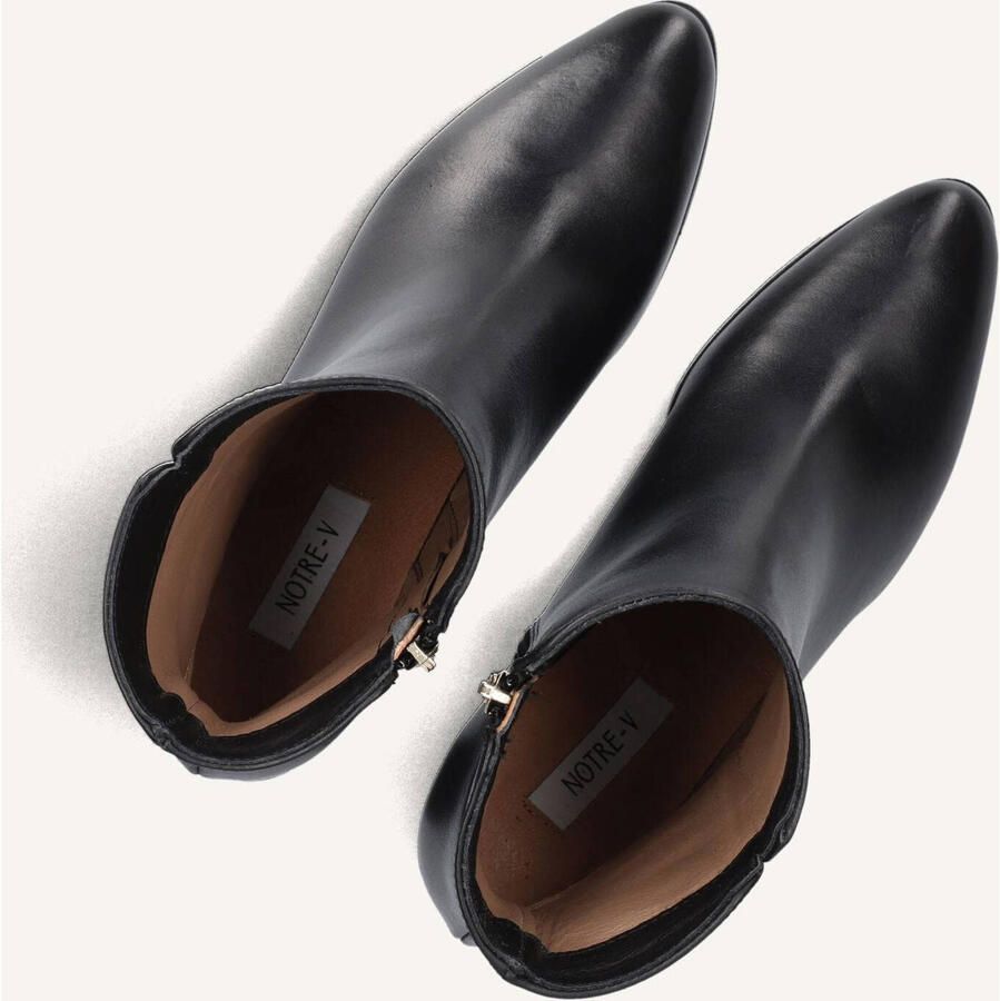 Notre-V 8560 Enkellaarsjes Enkelboots met rits Dames Zwart - Foto 3