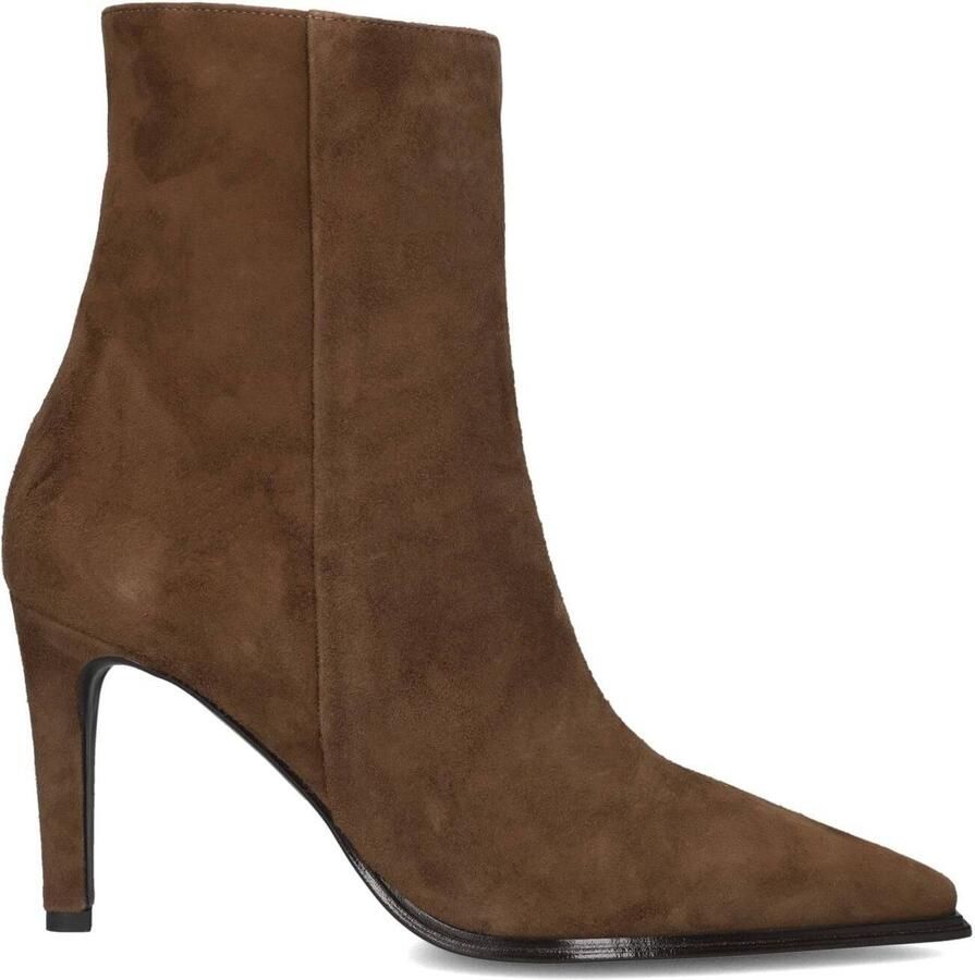 Notre-V 8939 Enkellaarsjes Enkelboots met rits Dames Bruin - Foto 4
