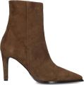 Notre-V 8939 Enkellaarsjes Enkelboots met rits Dames Bruin - Bruin