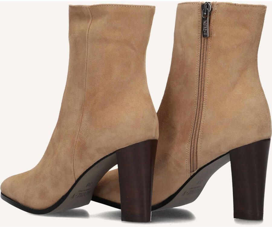 Notre-V 97436 Enkellaarsjes Enkelboots met rits Dames Beige - Foto 4