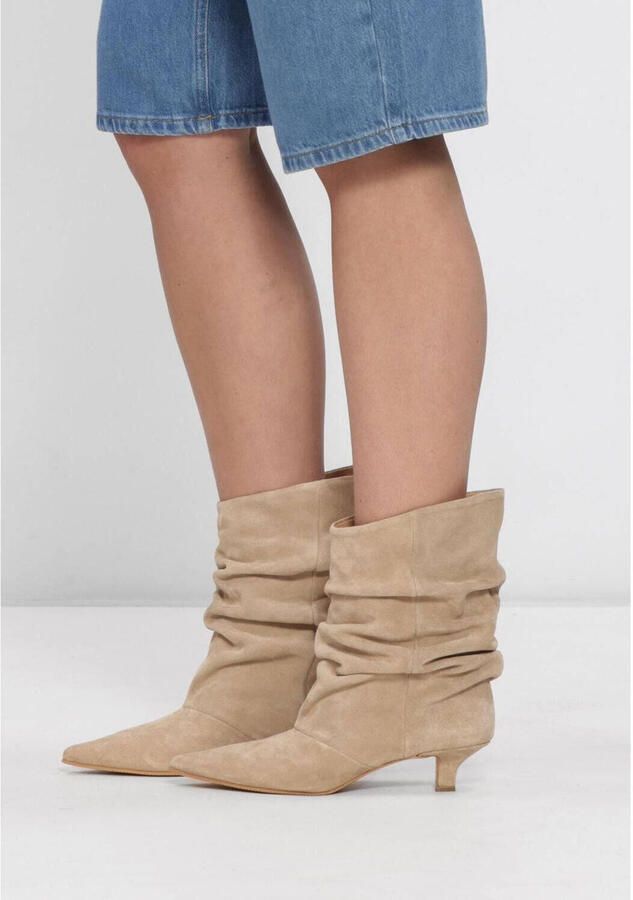 Notre-V Jenna Enkellaarsjes Dames Beige - Foto 5